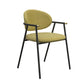 Contemporary Kitchen Dining Arm Chair Black Legs Open Back Dining Chair Clearhalo 'Dining Chairs' 'Dining Tables & Seating' 'dining_chair' 'furn' 'furn_dining_chair' 'Furniture' 'Kitchen & Dining Furniture' 1200x1200_d6150c95-132c-4530-8404-eb19c993bd59