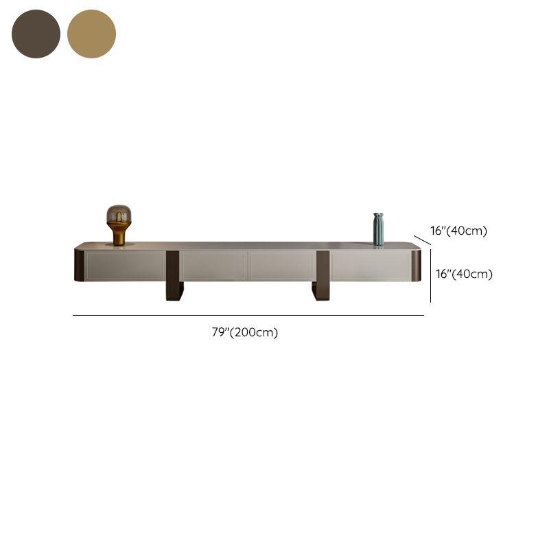 Glam Stone Media Console 4 Drawers TV Stand Console with Metal Legs Clearhalo 'furn' 'furn_tv_stands_entertainment_centers' 'Furniture' 'Living Room Furniture' 'TV Stands & Entertainment Centers' 'TV Stands & Media Storage Furniture' 'tv_stands_entertainment_centers' 1200x1200_d61614da-70b2-4937-a271-887e1d3338d4