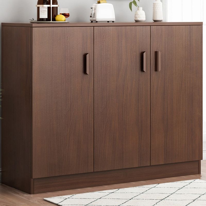 Modern Modern Side Cabinet Brown Accent Cabinet met deuren met deuren
