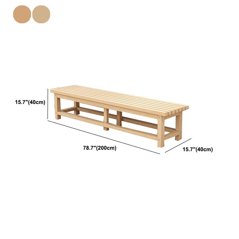 15.7" Wide Modern Entryway and Bedroom Bench Wood Bench with Legs Clearhalo 'Benches' 'Chairs & Seating' 'furn' 'furn_benches' 'Furniture' 'Living Room Furniture' 1200x1200_d61ccc2d-3aad-4391-afe1-d8ee6d8f0c4c