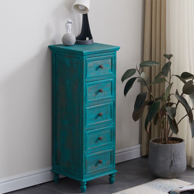 Solid Wood Accent Chest with Drawers 13.77" Wide Chest with Bun Feet Clearhalo 'Cabinets & Chests' 'cabinets_chests' 'furn' 'furn_cabinets_chests' 'Furniture' 'Living Room Furniture' 1200x1200_d61edc60-b423-4c90-a433-8a69f8bf10e1