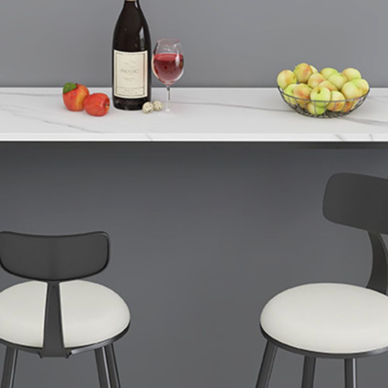 Contemporary Sintered Stone Table Rectangle Bar Counter Table for Home Clearhalo 'Bar Furniture' 'Bar Tables' 'bar_tables' 'furn' 'furn_bar_tables' 'Furniture' 'furniture_bar_tables' 'Kitchen & Dining Furniture' 1200x1200_d62097e5-9dcd-49d4-935c-3b1915d530fc