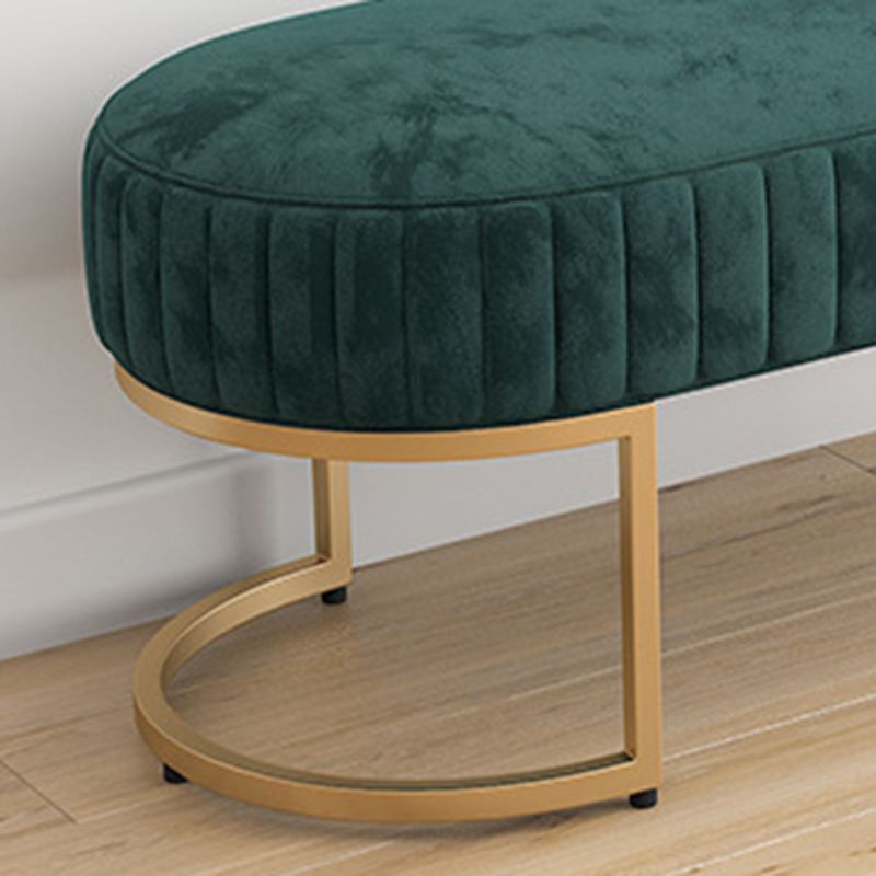 14.82-inch Width Modern Seating Bench Cushioned Metal Entryway Bench Clearhalo 'Benches' 'Chairs & Seating' 'furn' 'furn_benches' 'Furniture' 'Living Room Furniture' 1200x1200_d6218c05-d7fb-44ba-9d63-0501684c6c0c