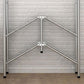 Contemporary Folding Wardrobe Cabinet Metal Frame Wardrobe with Shelves Clearhalo 'Armoires & Wardrobes' 'armoires_wardrobes' 'Bedroom Furniture' 'furn' 'furn_armoires_wardrobes' 'Furniture' 1200x1200_d62753b7-25da-4b49-ba6d-6317a6849613