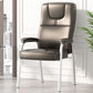 Minimalist Style PU Leather Dining Chair Solid Back Upholstered Arm Single Chair Clearhalo ' kitchen&dining_furn' 'Dining Chairs' 'Dining Tables & Seating' 'dining_chair' 'furn' 'furn_dining_chair' 'Furniture' 'furniture_dining_chair' 'Kitchen & Dining Furniture' 'kitchen' 1200x1200_d62a6d9c-e72b-4b06-9f95-048782788f12