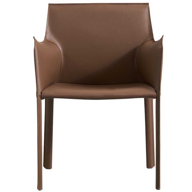 Contemporary Dining Chair 24'' Wide Arm Chair with Solid Back and 4 Metal Legs for Home Use Clearhalo ' kitchen&dining_furn' 'Dining Chairs' 'Dining Tables & Seating' 'dining_chair' 'furn' 'furn_dining_chair' 'Furniture' 'furniture_dining_chair' 'Kitchen & Dining Furniture' 'kitchen' 1200x1200_d62d2c18-8b5f-47c3-aa0b-df58de969975