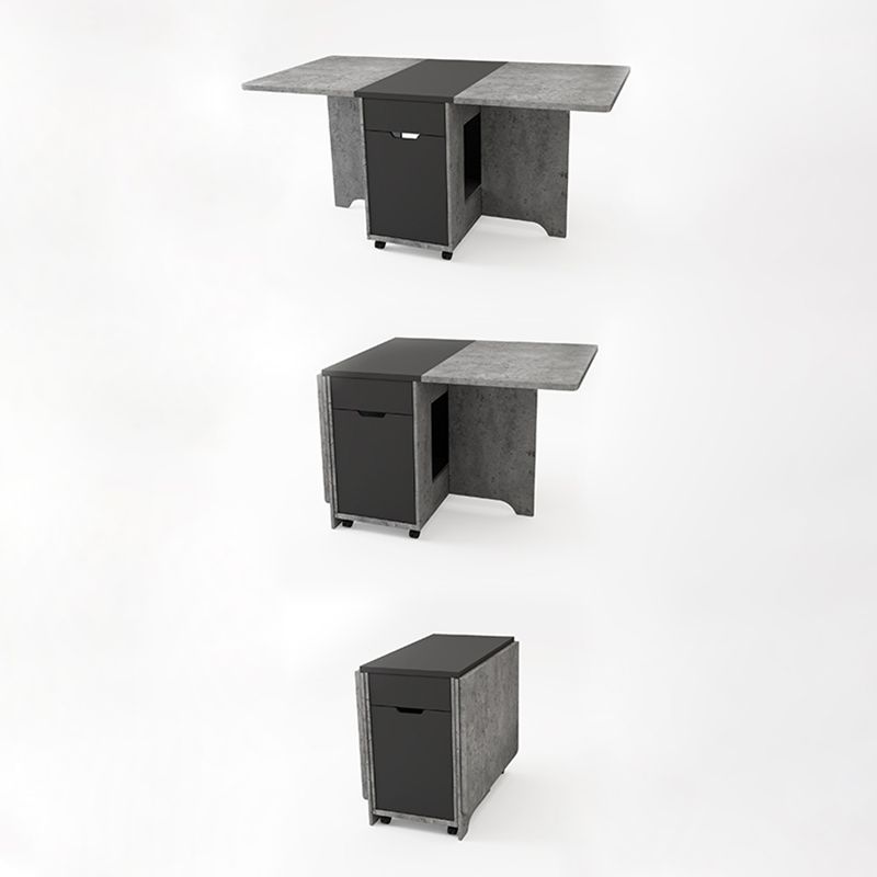 Foldable Artificial Wood Table Modern Rectangle Table with Storage (only table) Clearhalo ' dining_table' 'Dining Tables & Seating' 'Dining Tables' 'furn' 'furn_dining_table' 'Furniture' 'furniture_dining_table' 'Kitchen & Dining Furniture' 'kitchen&dining_furn' 'kitchen' 'kitchen_dining_table' 1200x1200_d62e1522-69af-4166-8d57-85ce0caf2453
