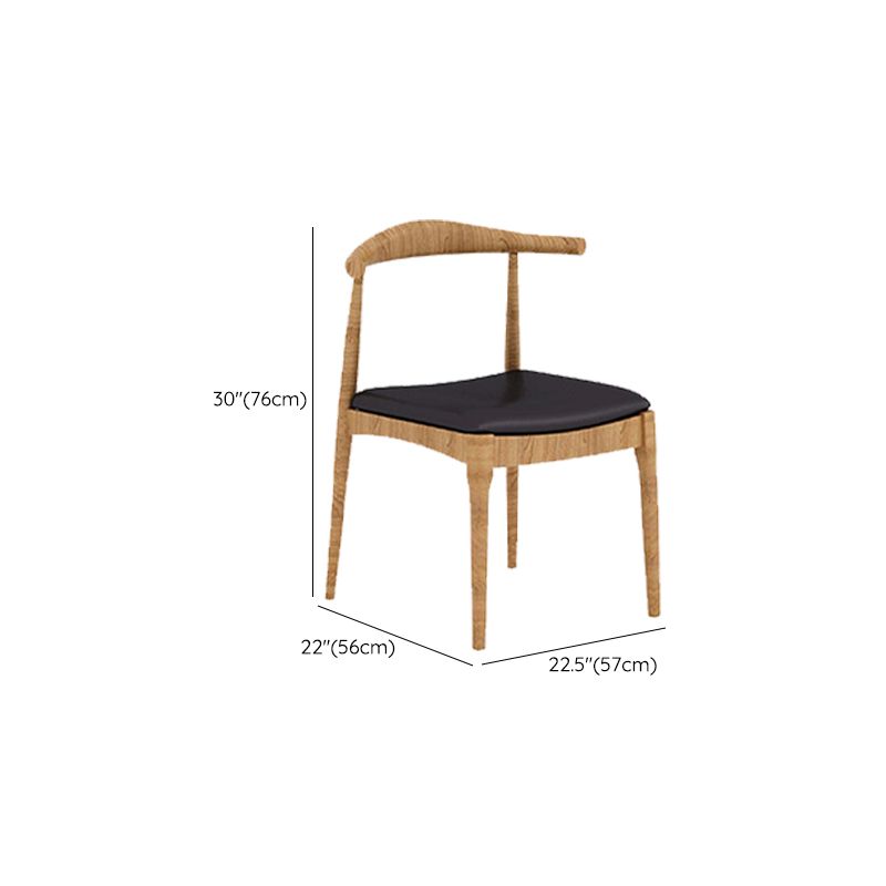 Zeitgenössische 1/2/5 Stücke Möbel Rechteck festes Holz Esstisch in Natur