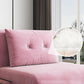 31" Wide Glam Futon Sofa Bed Pink Folding Futon Sleeper Sofa