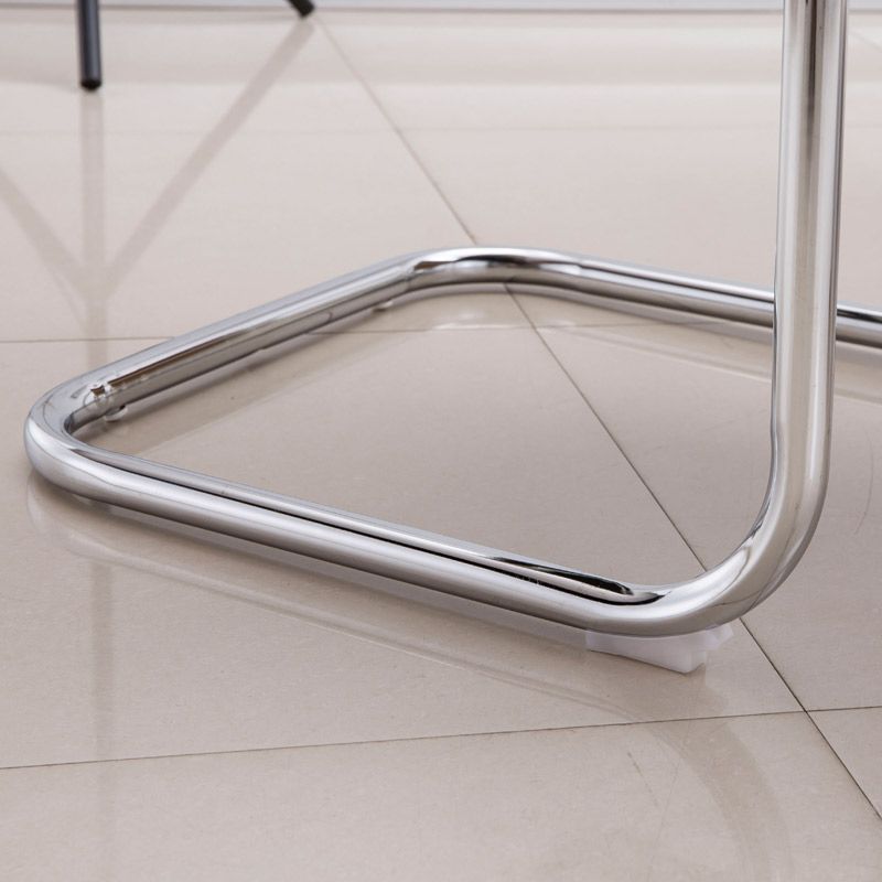 Medium/High Back Office Chair Metal Leg Mesh Back Sponge Cushion Office Chair Clearhalo 'furn' 'furn_office_chair' 'Furniture' 'furniture_office_chair' 'Office Chairs' 'Office Furniture' 'office_chair' 1200x1200_d6300486-cc99-4073-b04b-c1ad483f2ef5