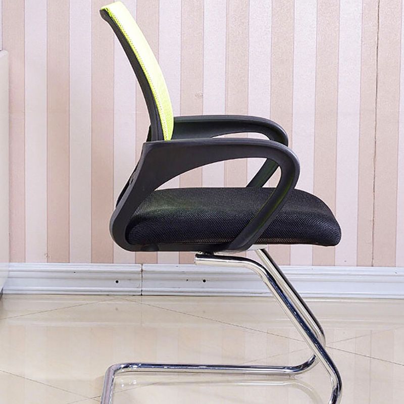 Modern Fixed Arms Conference Chair Mesh-back Chair for Office Clearhalo 'furn' 'furn_office_chair' 'Furniture' 'Office Chairs' 'Office Furniture' 'office_chair' 1200x1200_d630d2c4-dc22-4fc9-9c63-b05f38f1f9bd