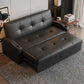 Divani convertibili scandinavi Black Tufted Back Sleeper Sofha