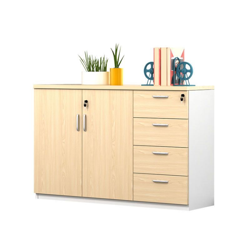 Contemporary Storage Filing Cabinet Wooden Frame Drawers Filing Cabinet Clearhalo 'Filing Cabinets' 'filling_cabinets' 'furn' 'furn_filling_cabinets' 'Furniture' 'Office Furniture' 1200x1200_d634cc21-f972-4183-9f5b-c2ea16eb0b20