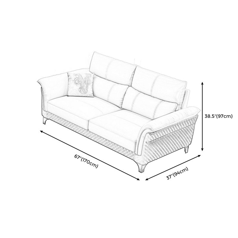 Contemporary Grey Sectional High Back Pillow Top Arm Sofa for Living Room Clearhalo 'furn' 'furn_sectionals' 'Furniture' 'furniture_sectionals' 'Living Room Furniture' 'Sectionals' 1200x1200_d63548b7-1257-42e9-8542-eea9d5a15db7