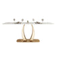 Traditional Luxury Dining Table Sintered Stone Rectangle Dining Table with Gold Frame Clearhalo ' dining_table' 'Dining Tables & Seating' 'Dining Tables' 'furn' 'furn_dining_table' 'Furniture' 'furniture_dining_table' 'Kitchen & Dining Furniture' 'kitchen&dining_furn' 'kitchen' 'kitchen_dining_table' 1200x1200_d6358ba9-6bf2-41a5-9913-dc34963b1ae6