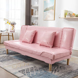 Modern Macaroon Wood 4 Legs Sofa Convertible Armless Sofe for Living Room Clearhalo 'Furniture' 'furniture_sofas' 'kitchen' 'kitchen_sofas' 'Living Room Furniture' 'Sofa' 'sofas' 1200x1200_d6366f47-9966-4cf4-8f0a-8cc49f0815da