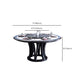Round Dining Table with Wooden Pedestal Tradition Dinette Table for Home Clearhalo 'Dining Tables & Seating' 'Dining Tables' 'dining_table' 'furn' 'furn_dining_table' 'Furniture' 'Kitchen & Dining Furniture' 1200x1200_d63a6cc2-0b67-48d8-9d86-c5cadcf04fcf