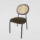 King Louis Back Side Chair Industrial Home Upholstered Dining Chair