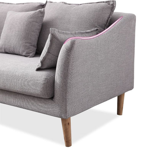 Modern Fabric Stationary Sofa 1/3-seat Flared Arm Sofa in Grey Clearhalo 'furn' 'furn_sofas' 'Furniture' 'Living Room Furniture' 'Sofa' 'sofas' 1200x1200_d63d8c72-1736-4125-93e1-996d59c8a307