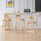 Industrial Wood Low Back Barstool Simple Indoor Tall Stool with Square Seat Clearhalo 'Bar Furniture' 'Bar Stools' 'bar_stools' 'furn' 'furn_bar_stools' 'furniture_bar_stools' 'Kitchen & Dining Furniture' 'kitchen&dining_furn' 'kitchen' 'kitchen_furn' Furniture' 1200x1200_d63ff604-1c51-4128-88fd-91fc96dd1b1c