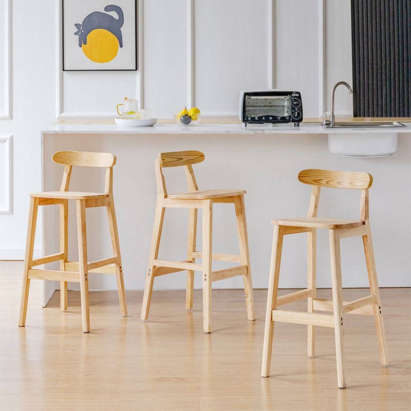 Industrial Wood Low Back Barstool Simple Indoor Tall Stool with Square Seat Clearhalo 'Bar Furniture' 'Bar Stools' 'bar_stools' 'furn' 'furn_bar_stools' 'furniture_bar_stools' 'Kitchen & Dining Furniture' 'kitchen&dining_furn' 'kitchen' 'kitchen_furn' Furniture' 1200x1200_d63ff604-1c51-4128-88fd-91fc96dd1b1c