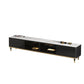 Stone TV Media Console Console TV con contenitore chiuso con ante