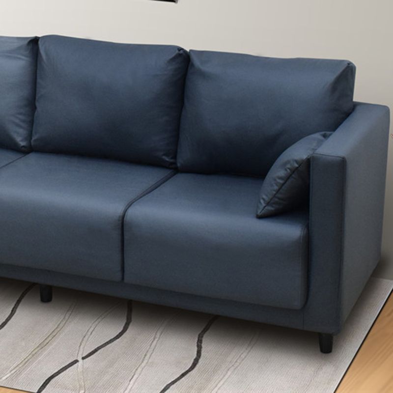 Square Arm Modern Sofa with Tight Seat and Loose Back for Living Room Clearhalo 'furn' 'furn_sofas' 'Furniture' 'furniture_sofas' 'kitchen' 'kitchen_sofas' 'Living Room Furniture' 'Sofa' 'sofas' 1200x1200_d64221f4-44de-4e83-9656-2692c1f8ad1c