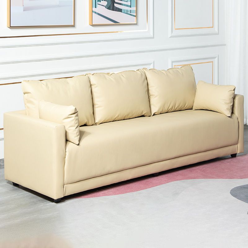 Standard Square Arm Sofa 25.59" D x 27.55" H Sofa for Living Room Clearhalo 'furn' 'furn_sofas' 'Furniture' 'furniture_sofas' 'Living Room Furniture' 'Sofa' 'sofas' 1200x1200_d6428418-3bc2-45b1-b8f1-21f00a9743c2