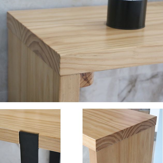 Contemporary Dining Wooden Table Bar Counter Table for Kitchen Clearhalo 'Bar Furniture' 'Bar Tables' 'bar_tables' 'furn' 'furn_bar_tables' 'Furniture' 'furniture_bar_tables' 'Kitchen & Dining Furniture' 1200x1200_d6464585-23de-426e-96c9-658d504eb379