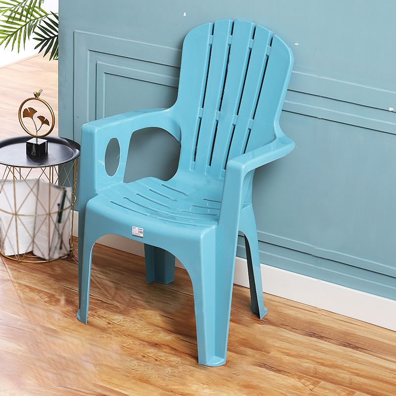 Minimalist Style Dining Arm Chairs Plastic Slat Back Stacking Side Chair for Home Use Clearhalo ' kitchen&dining_furn' 'Dining Chairs' 'Dining Tables & Seating' 'dining_chair' 'furn' 'furn_dining_chair' 'Furniture' 'furniture_dining_chair' 'Kitchen & Dining Furniture' 'kitchen' 1200x1200_d648f21f-1ad8-44a3-85a5-8f1e00bd3d9d