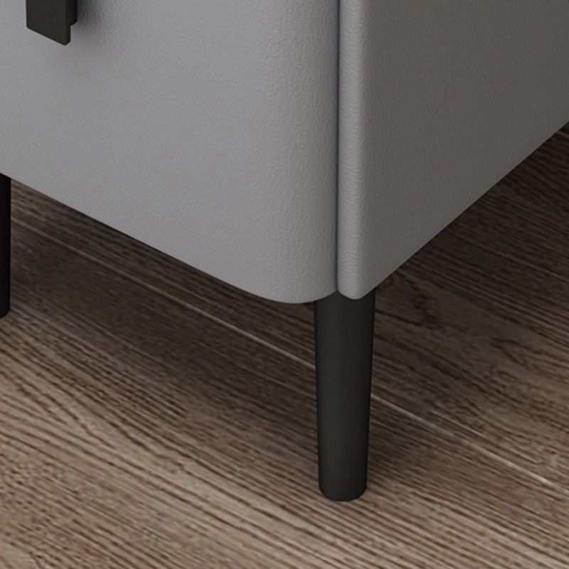 2 - Drawer Modern Accent Table Nightstand Antique Finish Bed Nightstand Clearhalo 'Bedroom Furniture' 'furn' 'furn_night_stand' 'Furniture' 'night_stand' 'Nightstands' 1200x1200_d64a889b-7bb2-4568-947d-b77a287b10d0