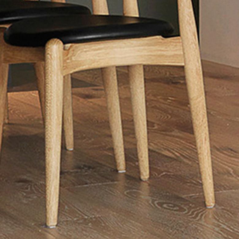 Faux Leather Kitchen Dining Chairs Upholstered Chairs with Wood Base Clearhalo 'Dining Chairs' 'Dining Tables & Seating' 'dining_chair' 'furn' 'furn_dining_chair' 'Furniture' 'Kitchen & Dining Furniture' 1200x1200_d64a8daa-98fa-4500-a834-b3ac4919a0f8