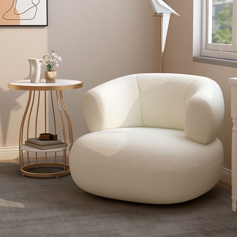 Chaise d'accent sans bras moderne du milieu du siècle chaise de salle d'accent en cuir pour le salon