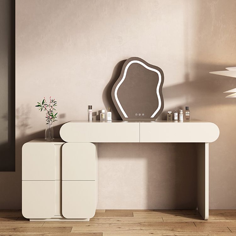 Vanity tavolo da tavolo da tavolo da 29,5 "in altezza contemporanea con cassetti