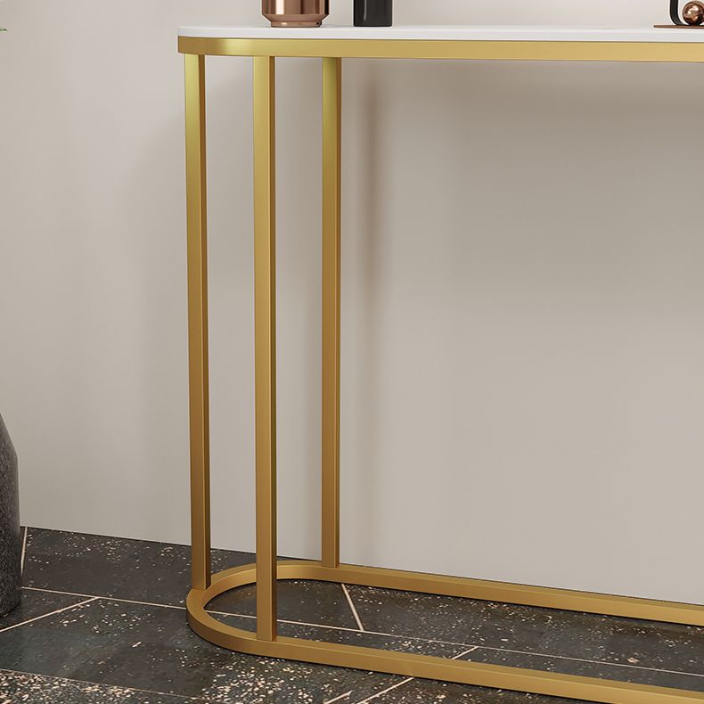 Tavolo console in pietra glam tavolo divano console di ferro dorato per sala