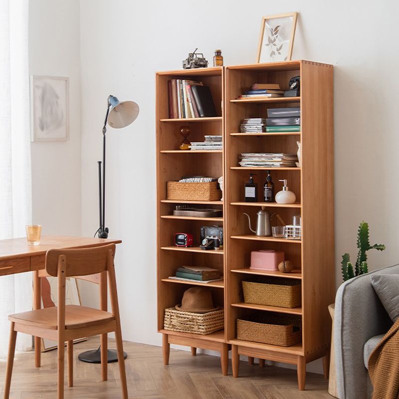 Estantería de estilo moderno Estantería trasera cerrada de madera maciza estándar con estantes