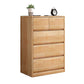 Contemporary Lingerie Chest Rubber Wood Storage Chest Dresser for Home Office