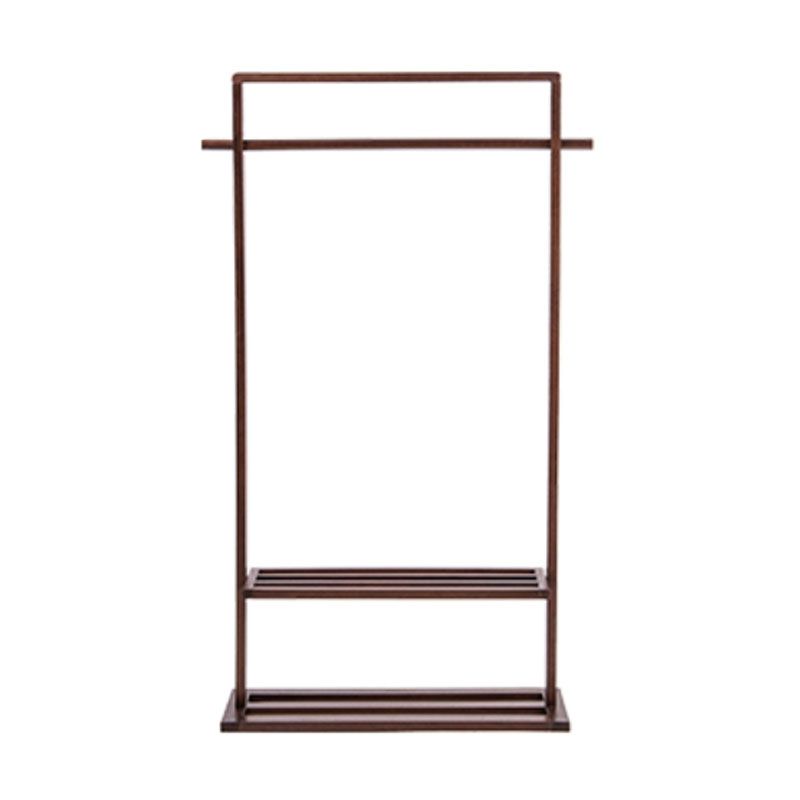 Medio de siglo Moderno Hall Stand de madera de madera interior con almacenamiento