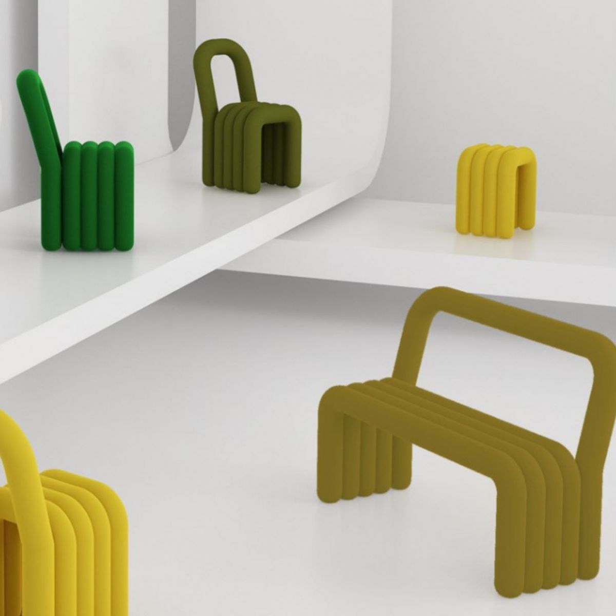 Moderner Essstuhl Samt offener Nebenstuhl für Esszimmer