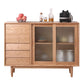 Tabella a buffet in legno massiccio Sideboard moderna con armadi e cassetti