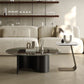 Contemporary Cocktail Table Glass Pedestal Coffee Cocktail Table Clearhalo 'Coffee & Accent Tables' 'Coffee Tables' 'coffee_tables' 'furn' 'furn_coffee_tables' 'Furniture' 'Living Room Furniture' 1200x1200_d65d0677-050e-494d-8122-8c0477f8188a