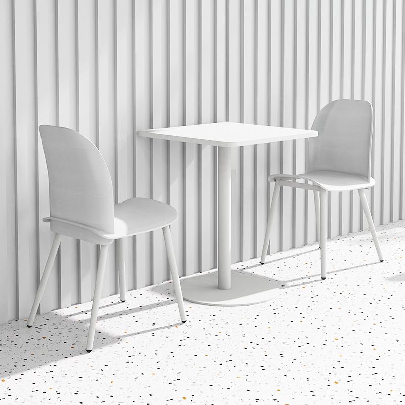 Medieval Modern Style Pedestal Base Design Square Metal Table Side Table Clearhalo 'Coffee & Accent Tables' 'End & Side Tables' 'end_side_tables' 'furn' 'furn_end_side_tables' 'Furniture' 'Living Room Furniture' 1200x1200_d65d6fdb-5f53-4db5-b131-2d5f937a6dc6