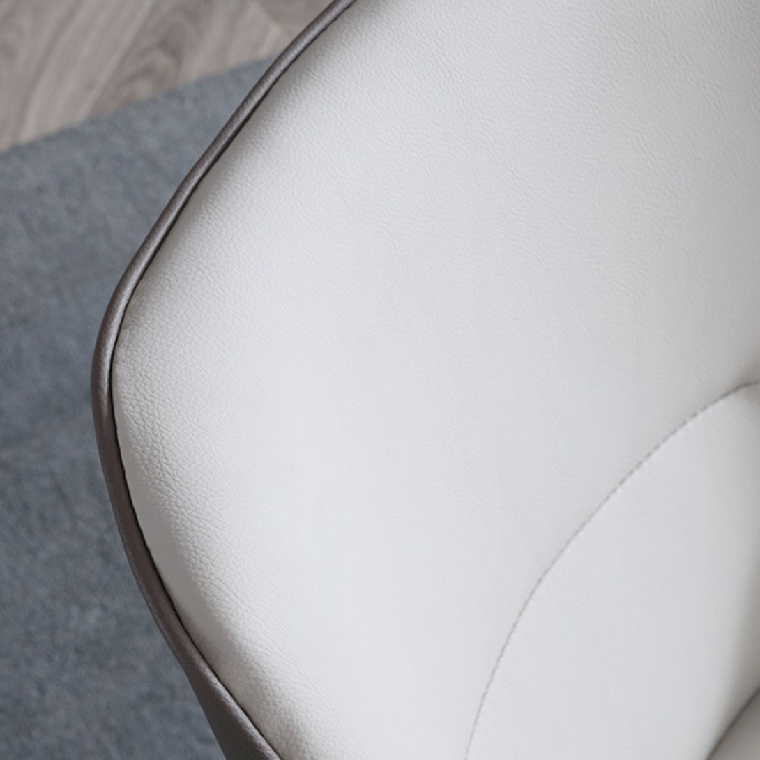 Modern Armless Dining Chairs Faux Leather Wingback Dining Side Chair Clearhalo 'Dining Chairs' 'Dining Tables & Seating' 'dining_chair' 'furn' 'furn_dining_chair' 'Furniture' 'Kitchen & Dining Furniture' 1200x1200_d6605204-f8d4-4331-b3f4-c9b5f0f88a45