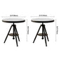 Modern Style Home Sintered Stone Dining Table Round Shape Table with Single Pedestal Base Clearhalo ' dining_table' 'Dining Tables & Seating' 'Dining Tables' 'furn' 'furn_dining_table' 'Furniture' 'furniture_dining_table' 'Kitchen & Dining Furniture' 'kitchen&dining_furn' 'kitchen' 'kitchen_dining_table' 1200x1200_d66637e5-59aa-4eec-bf3b-718c743dc58b
