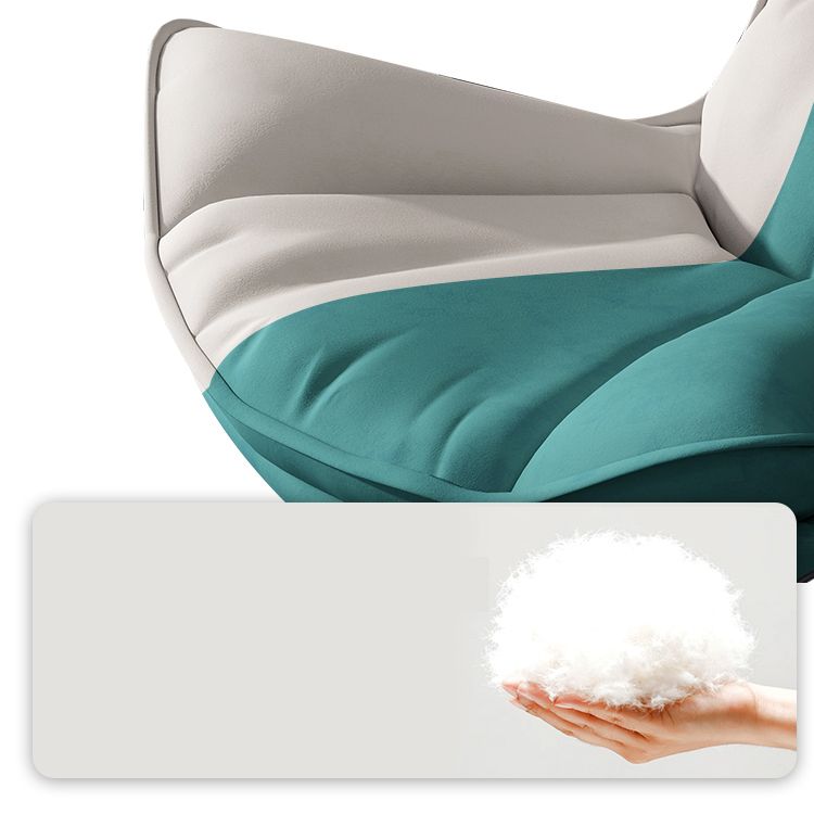 Indoor Leisure Lazy Sofa Chair Modern Style Upholstered Rocking Chair Clearhalo 'Chairs & Seating' 'furn' 'furn_rocking_chairs' 'Furniture' 'Living Room Furniture' 'Rocking Chairs' 'rocking_chairs' 1200x1200_d666f160-9d6a-4bdf-89c5-6b7a225de01b