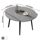 52" Round Sintered Stone Top Table Extendable 4 Legs Dining Table, Metal in Black Clearhalo ' dining_table' 'Dining Tables & Seating' 'Dining Tables' 'furn' 'furn_dining_table' 'Furniture' 'furniture_dining_table' 'Kitchen & Dining Furniture' 'kitchen&dining_furn' 'kitchen' 'kitchen_dining_table' 1200x1200_d667a271-ee1b-4bef-a7ea-9aa34333136c