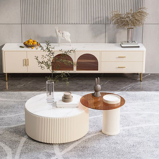 Mesa de café de pizarra de pizarra