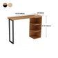 Modern Wood Bar Dining Table Rectangle Indoor Bistro Table with Shelf Clearhalo 'Bar Furniture' 'Bar Tables' 'bar_tables' 'furn' 'furn_bar_tables' 'Furniture' 'furniture_bar_tables' 'Kitchen & Dining Furniture' 1200x1200_d669a81a-b474-423e-a83e-f6785d9b9367