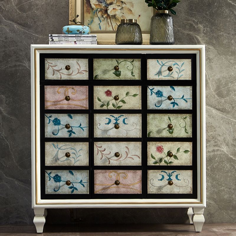 引き出し付きの中世の長方形キャビネット標準サイドキャビネット