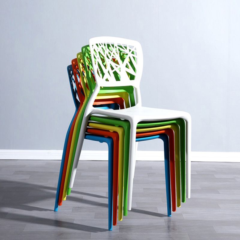 Scandinavian Plastic Patio Dining Side Chair Open Back Dining Side Chair Clearhalo 'Dining Chairs' 'Dining Tables & Seating' 'dining_chair' 'furn' 'furn_dining_chair' 'Furniture' 'furniture_dining_chair' 'Kitchen & Dining Furniture' 1200x1200_d66b8ea5-69f1-4f27-9d48-d1e8323735f6